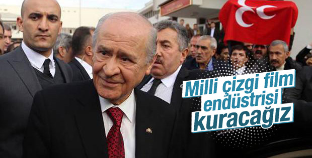 Bahçeli'den milli çizgi film endüstrisi vaadi