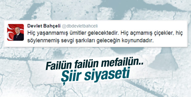Bahçeli'den şiirli muhalefet