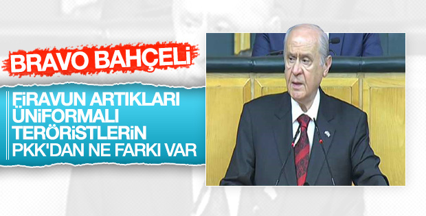 Bahçeli: Üniformalı teröristlerin PKK'dan ne farkı var