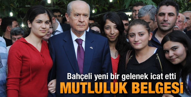 Bahçeli Isparta’da nikah şahitliği yaptı