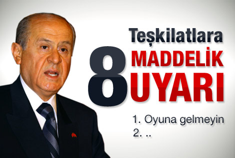 Bahçeli: MHP üzerinden oyun oynanacak
