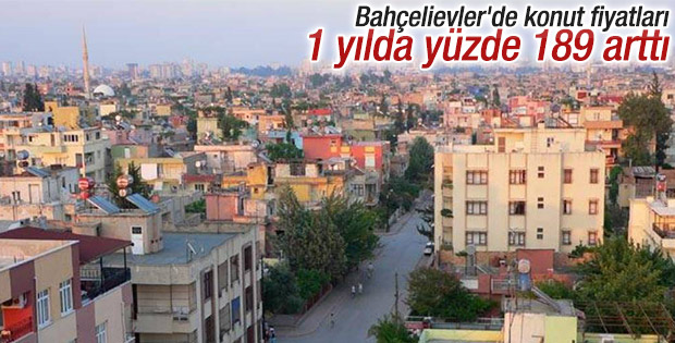 Bahçelievler konut fiyatlarında rekor artış