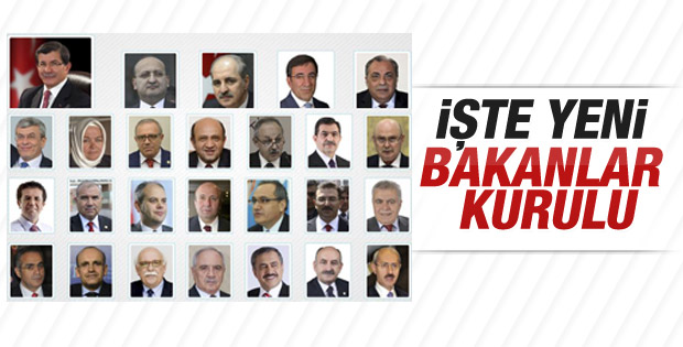 İşte seçim hükümetinin bakanları