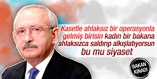 Kılıçdaroğlu: Aile Bakanı birilerinin önüne yatmış vaziyette
