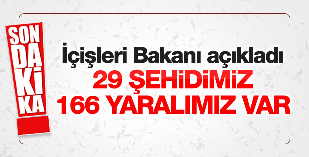 Bakanlardan terör saldırısı sonrası açıklama