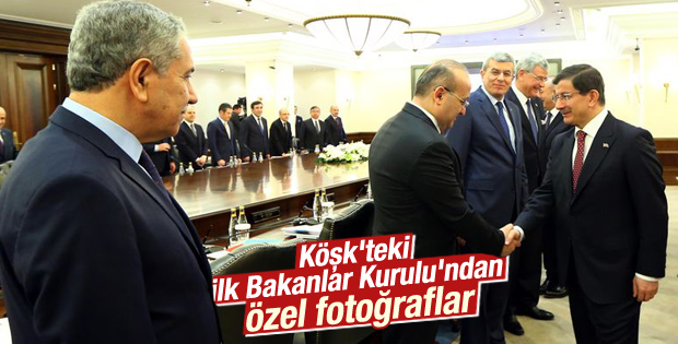 Bakanlar Kurulu Çankaya Köşkü'nde toplandı