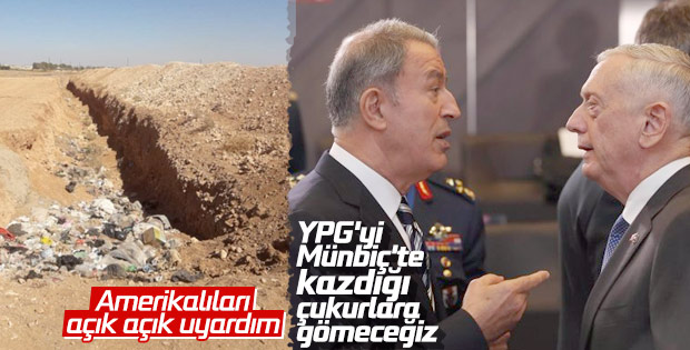Türkiye, Münbiç konusunda ABD'yi uyardı