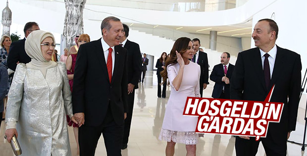 Cumhurbaşkanı Erdoğan Bakü'de