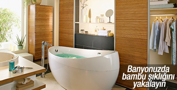 Banyolarda bambu şıklığı