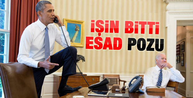 Barack Obama'nın Suriye pozu