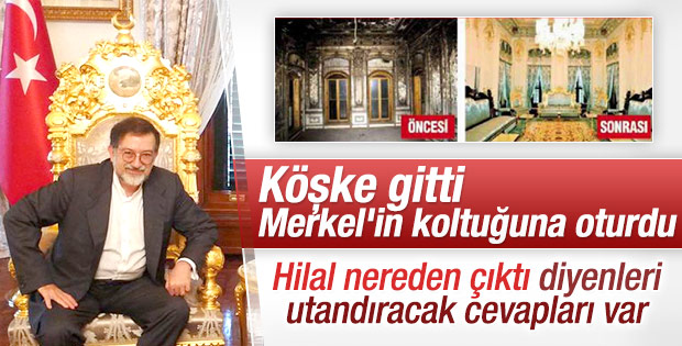 Murat Bardakçı Mabeyn Köşkü'ndeki koltukları yazdı
