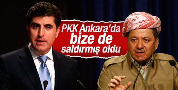 Barzani: Ankara saldırısı aynı zamanda bize yöneliktir