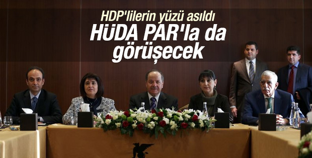 Barzani HDP heyeti ile bir araya geldi