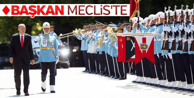 Cumhurbaşkanı Erdoğan Meclis'te