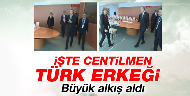 Başbakan Erdoğan Merkel'le bir araya geldi - izle
