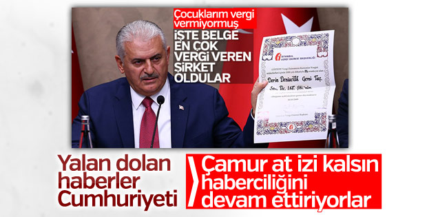 Başbakan'dan Cumhuriyet'in iddialarına tekzip