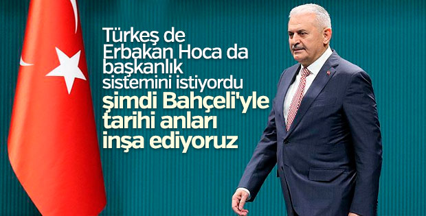 Başbakan Yıldırım'dan Bahçeli'ye teşekkür
