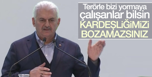 Başbakan Yıldırım İzmir'de konuştu