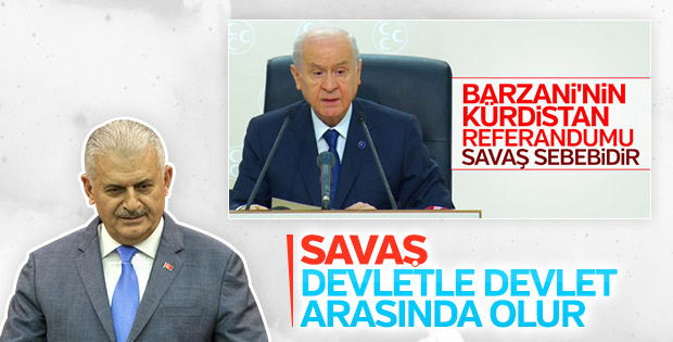 Başbakan Bahçeli'nin savaş çağrısını değerlendirdi