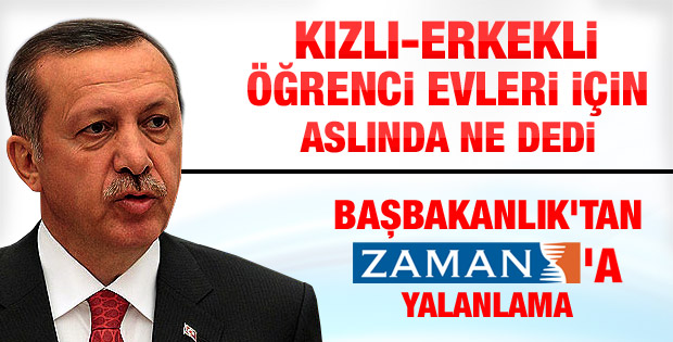 Zaman'ın kızlı erkekli evlere baskın haberi yalan çıktı