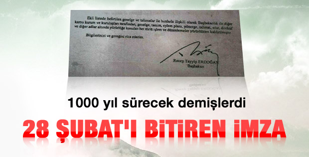 Başbakan Erdoğan 28 Şubat'ı bitirdi