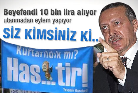 Başbakan Erdoğan KKTC'deki pankartlara çok kızdı