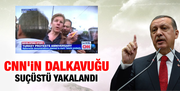 Başbakan'dan CNN muhabirine: Dalkavuk suçüstü yakalandı İZLE