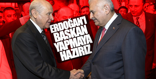Başbakan Yıldırım ile Bahçeli arasında seçim sohbeti