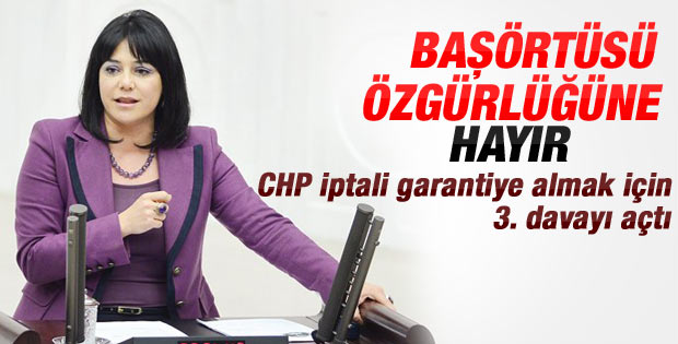 CHP'li Canan Yüceer'den başörtüsüne iptal davası