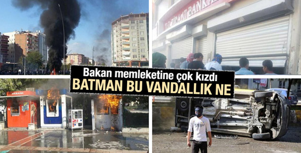 Mehmet Şimşek Batman'daki Kobani eylemine çok kızdı