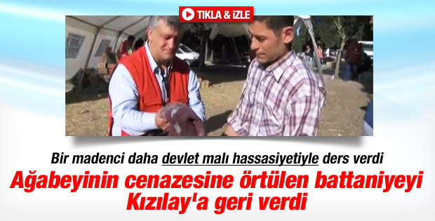 Madencinin battaniye hassasiyeti İZLE