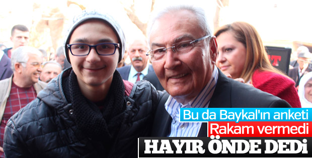 Deniz Baykal'ın referandum yorumu