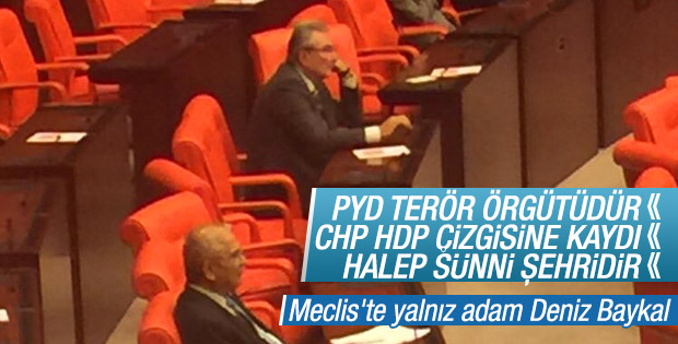 CHP'yi eleştiren Deniz Baykal yalnız kaldı