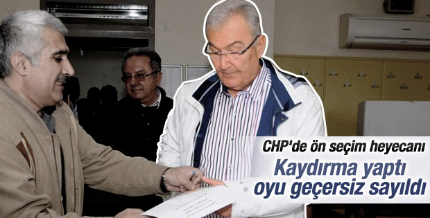 Baykal’ın ön seçimde oyu geçersiz sayıldı