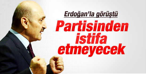 Erdoğan Bayraktar istifadan vazgeçti