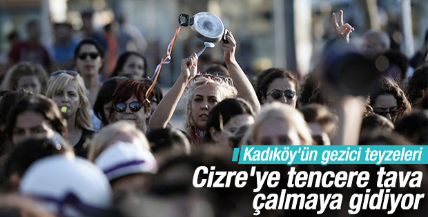 Kadıköylü kadınlar Cizre'ye gidiyor