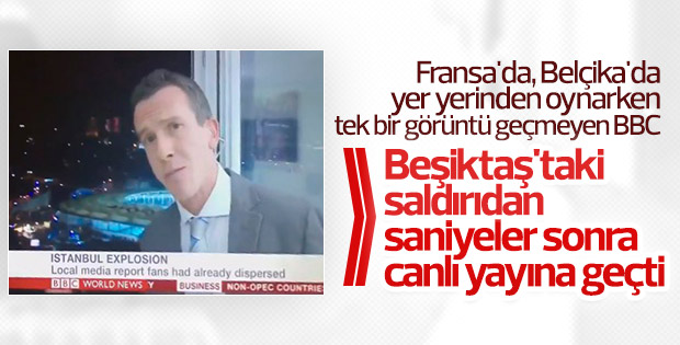 Terör saldırısından sonra BBC canlı yayına geçti