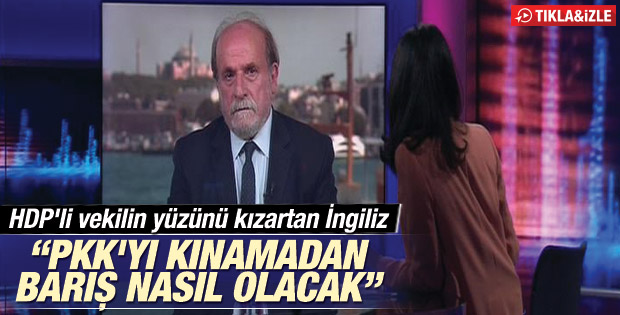 PKK terörü sorulunca yüzü kızaran HDP'li