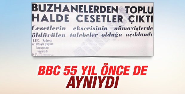 BBC'nin unutulmaz 27 Mayıs manşeti
