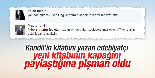 Bejan Matur kitabının tepki gören kapağını değiştirdi