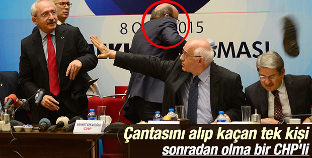 Bekaroğlu Kılıçdaroğlu'na saldırı sırasında kaçtı İZLE