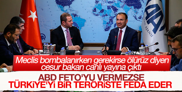 Bekir Bozdağ AA Haber Masası'na konuk oldu