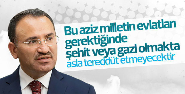Bekir Bozdağ'dan terörle mücadele mesajı
