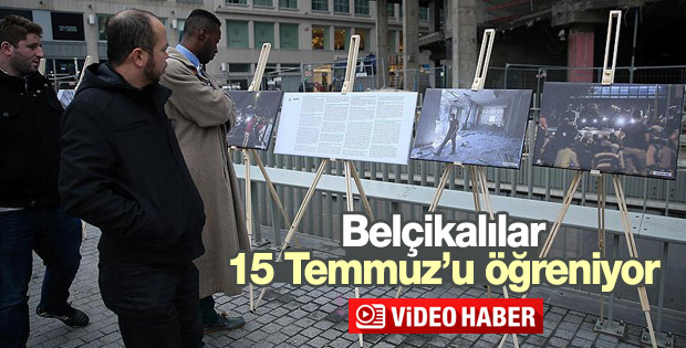 Brüksel'de 15 Temmuz Fotoğraf Sergisi