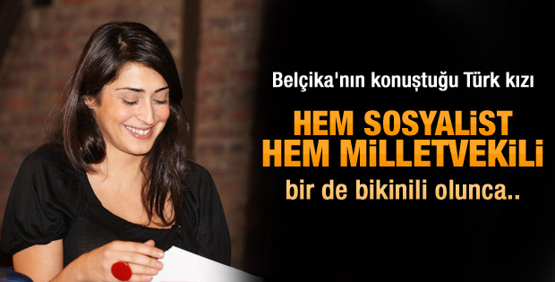 Belçika Türk vekilin bikinili fotoğrafını konuşuyor