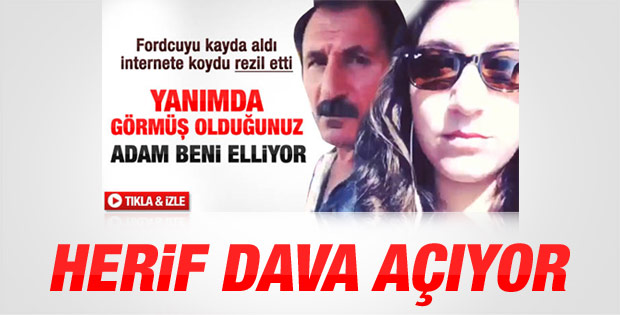 Beni elliyor diye kameraya çekilen adam şikayetçi oldu