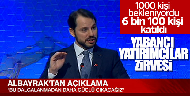 Berat Albayrak'ın yabancı yatırımcılar zirvesi