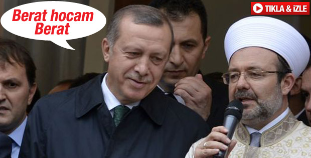 Diyanet İşleri Başkanı'na Başbakan'dan düzeltme