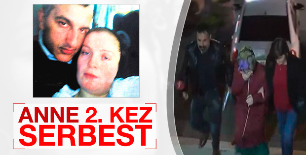 Beratcan'ın annesi serbest bırakıldı