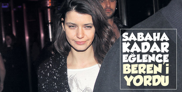 Beren Saat gönlünce eğlendi